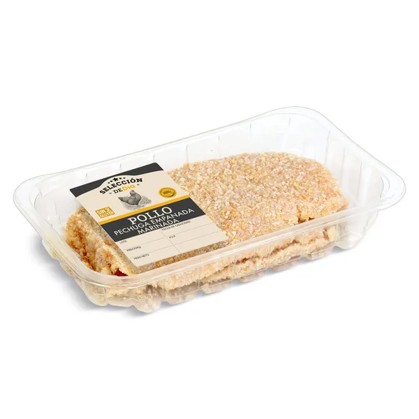 Filetes de pollo empanado y marinado Selección de Dia 500 g aprox.