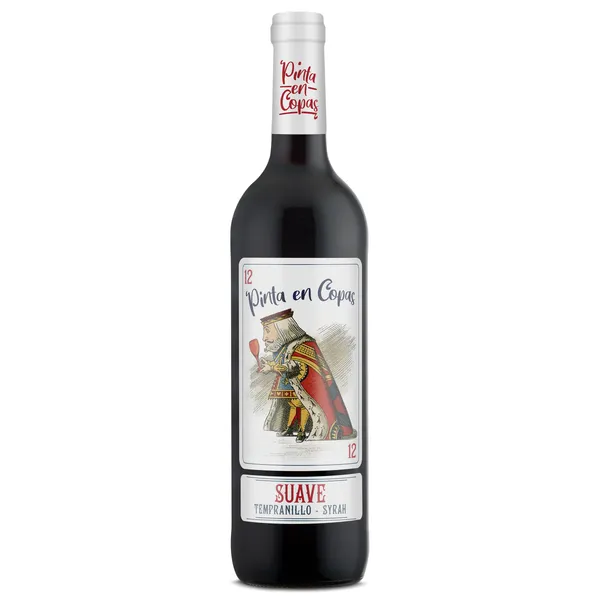 Vino tinto tempranillo syrah Pinta en Copas 75 cl