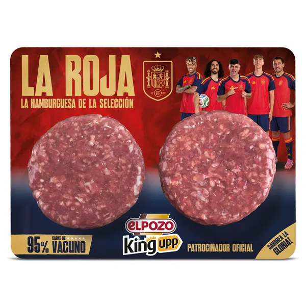Burger de vacuno La Roja Elpozo 240 g