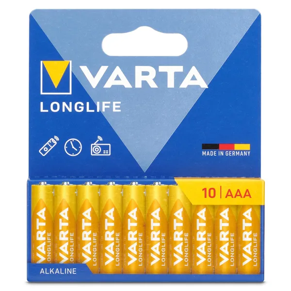 Pilas AAA Varta 10 unidades