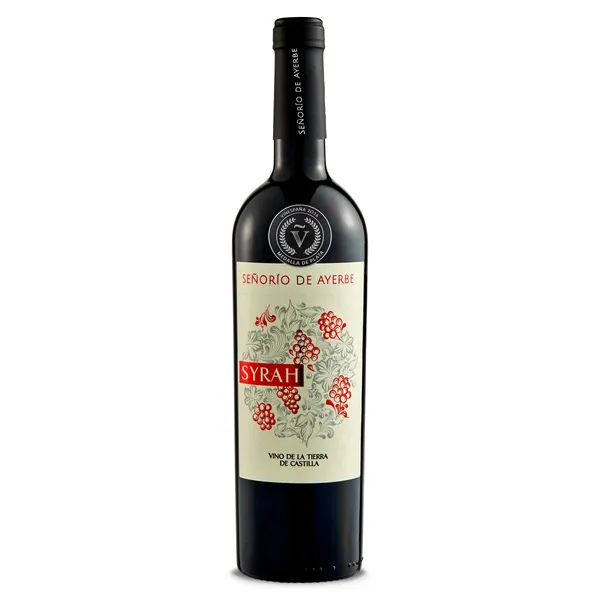 Vino tinto Syrah Señorío de Ayerbe 75 cl
