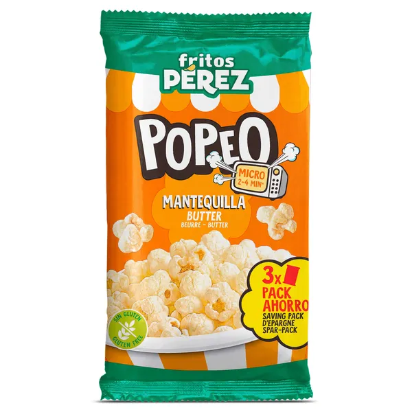 Palomitas con mantequilla para microondas Fritos Pérez 300 g