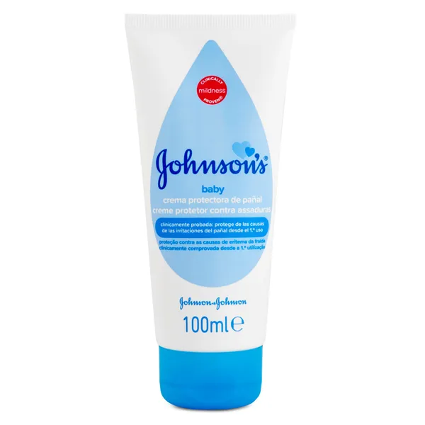 Crema protectora de pañal Johnson's baby 100 ml