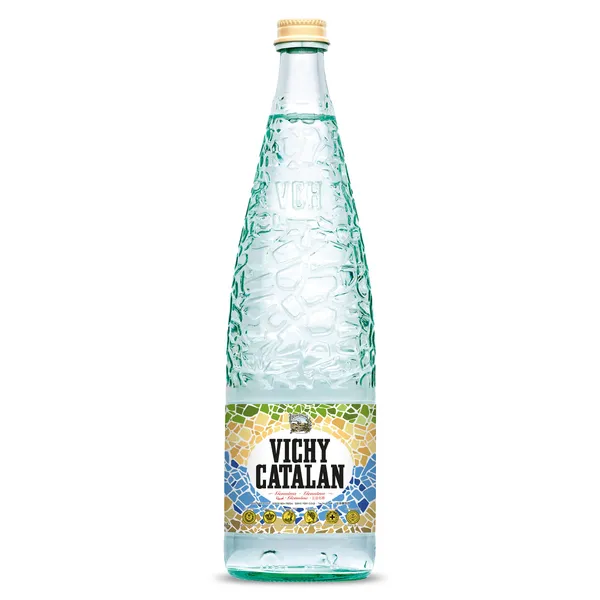 Agua mineral con gas Vichy Catalán 1 L