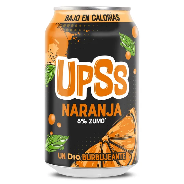 Refresco de naranja Dia Upss 330 ml