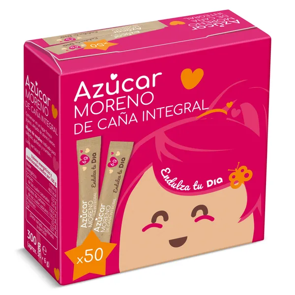 Azúcar moreno en sobres Dia 300 g