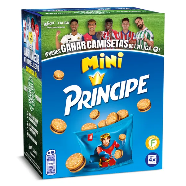 Mini galletas rellenas de chocolate Principe 160 g