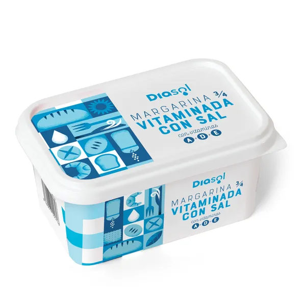 Margarina vitaminada con sal Diasol 500 g