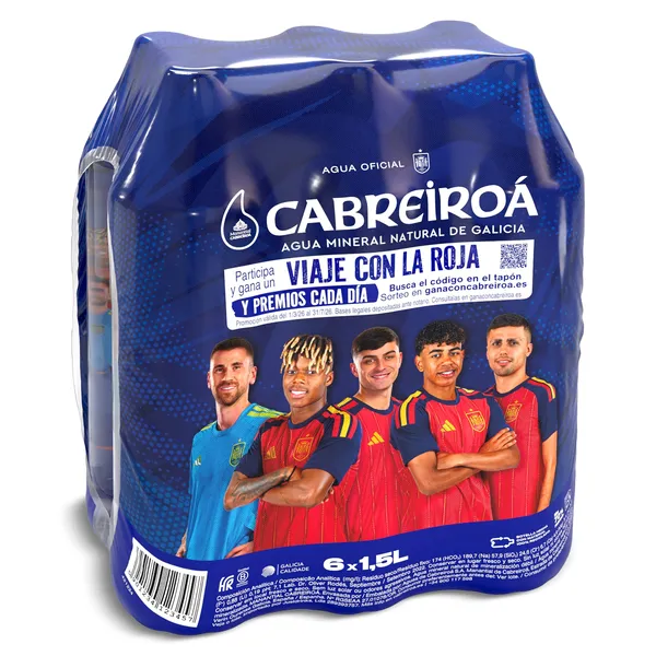 Agua mineral Cabreiroá pack 6 x 1,5 L