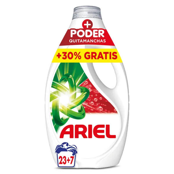 Detergente líquido quitamanchas Ariel 30 lavados