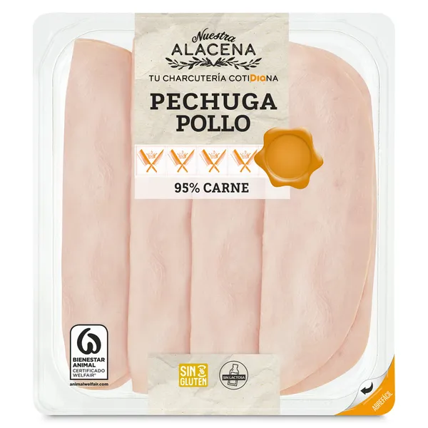 Pechuga de pollo 95% Dia Nuestra Alacena 120 g