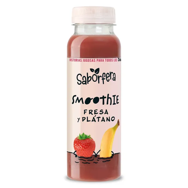 Smoothie fresa y plátano Dia Saborfera 250 ml
