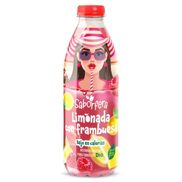 Limonada con frambuesa Dia Saborfera 1 L