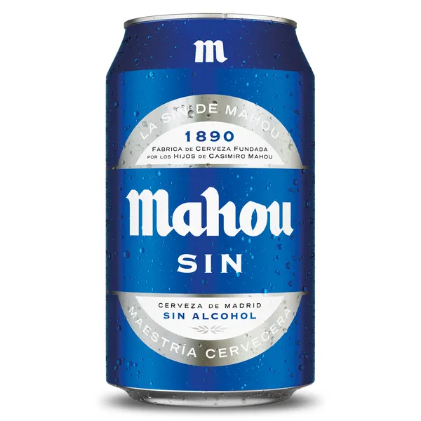 Cerveza sin alcohol Mahou 33 cl