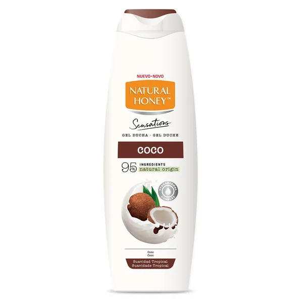 Gel de ducha coco Natural Honey 650 ml