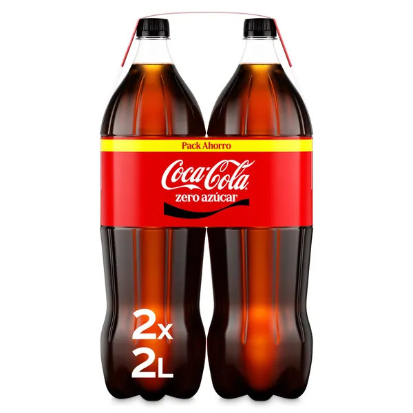 Coca-Cola zero azúcar 2 x 2 L
