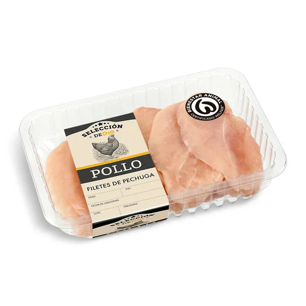 Pechugas fileteadas Selección de Dia bandeja 650 g aprox.