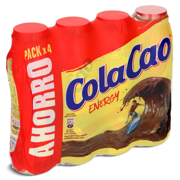 Batido de cacao energy Colacao 4 x 188 ml