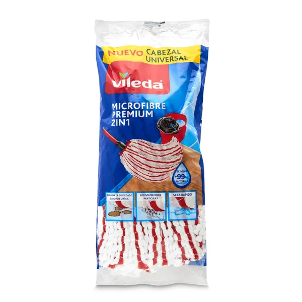 Fregona de microfibra premium Vileda 1 unidad