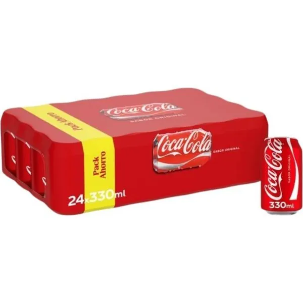Refresco de cola COCA COLA, pack 24x33 cl