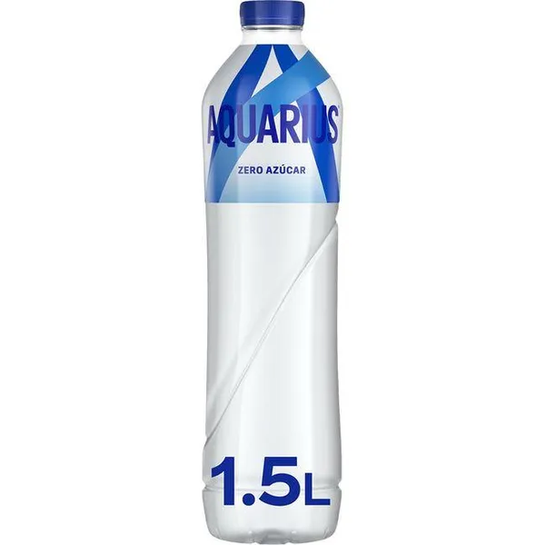 Bebida isotóna zero limón s/ azúcar AQUARIUS, botella 1,5 litros