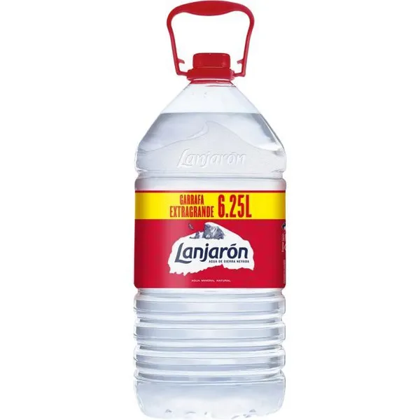 Agua mineral LANJARON, garrafa 6,25 litros