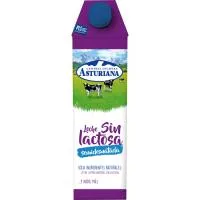 Leche semidesnatada sin lactosa ASTURIANA, brik 1 litro