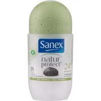 Desodorante natur protect piel normal SANEX, roll on 50 ml