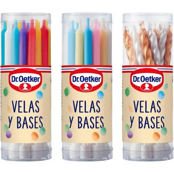 Velas-Bases DR. OETKER, pack 1 ud.