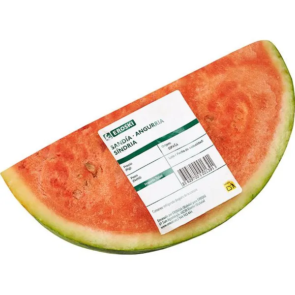 Sandía rayada porción, pieza al peso aprox. 1.25 kg