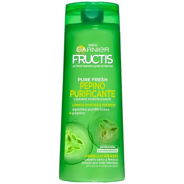 Champú cabellos grasos FRUCTIS, bote 380 ml