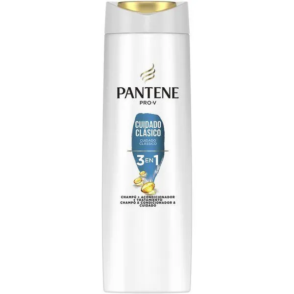 Champú clásico 3n1 PANTENE, bote 300 ml
