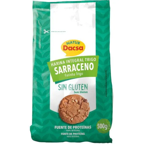 Harina de trigo sarraceno NATUR DACSA, paquete 500 g