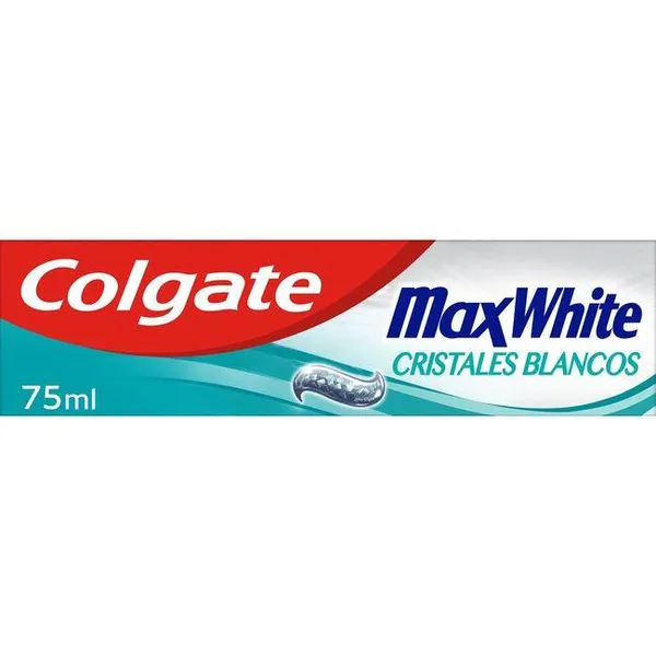 Dentífrico cristales blancos COLGATE Max White, tubo 75 ml
