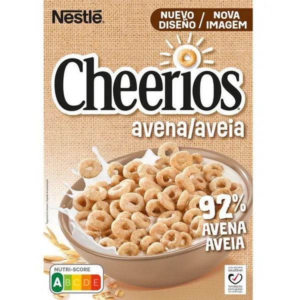 Cereal de avena NESTLÉ Cheerios, caja 300 g