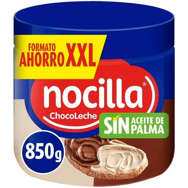 Crema de cacao chocoleche NOCILLA, bote 850 g