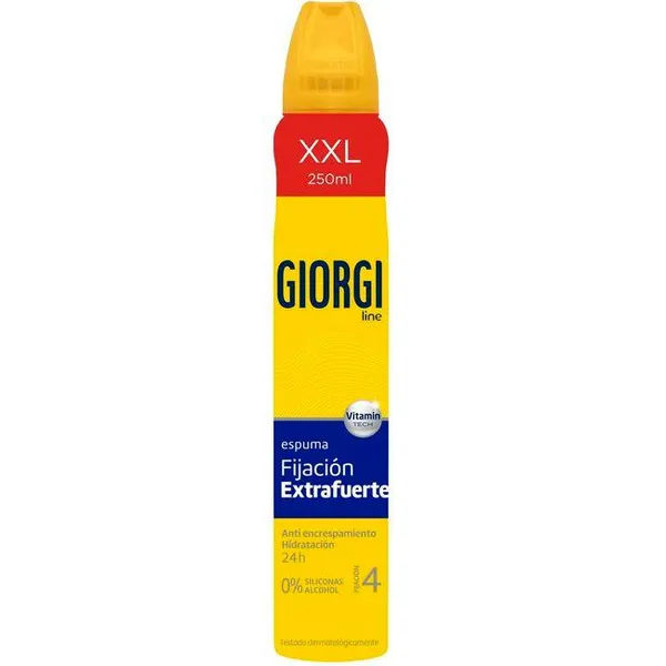 Espuma fijación perfecta GIORGI, spray 250 ml