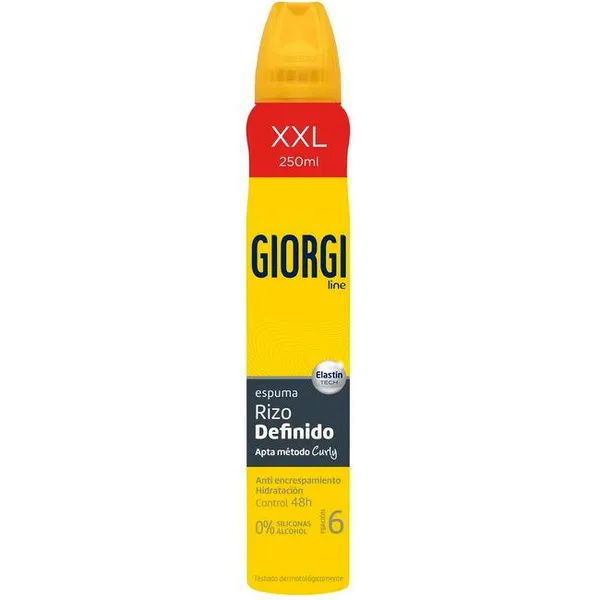 Espuma rizos definidos GIORGI, bote 250 ml