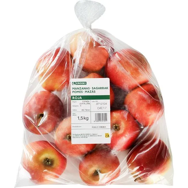Manzana Roja, bolsa 1,5 kg