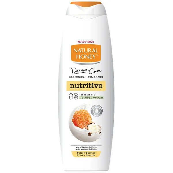 Gel de ducha nutritivo NATURAL HONEY, bote 650 ml