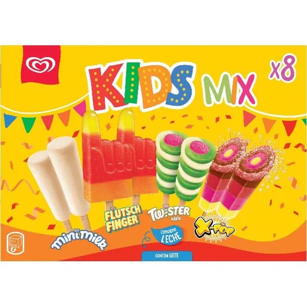 Helado FRIGO KIDS MIX, pack 8x44 ml