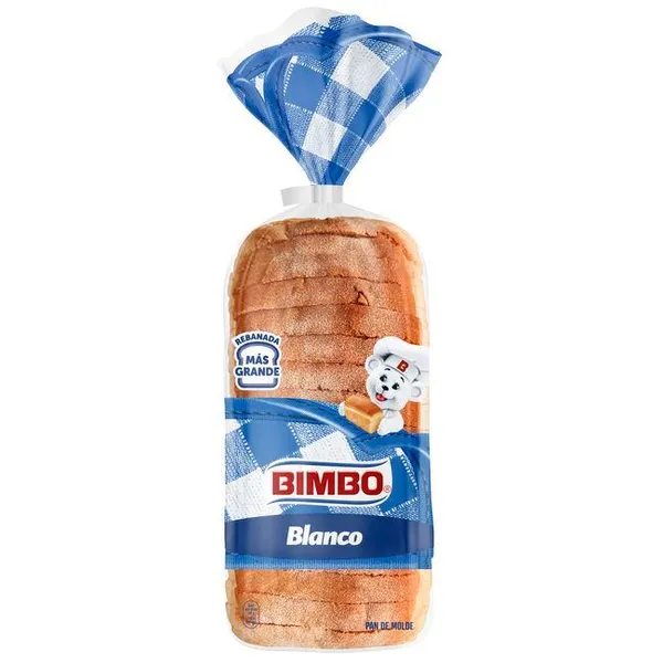 Pan blanco BIMBO, paquete 430 g