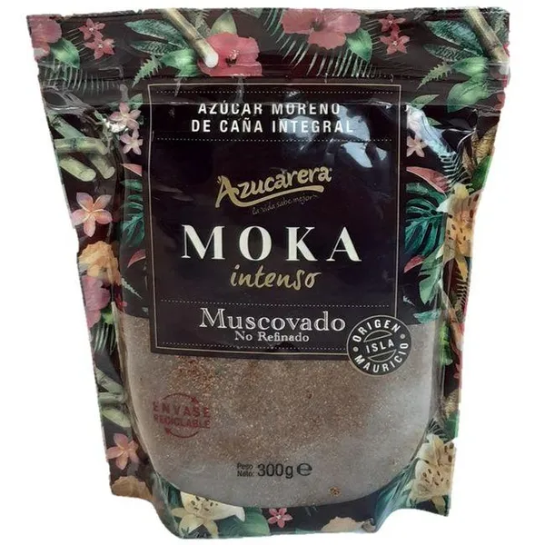 Azúcar moreno moka AZUCARERA, bolsa 300 g