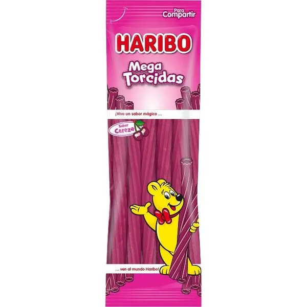 Megatorcida de cereza HARIBO, bolsa 200 g