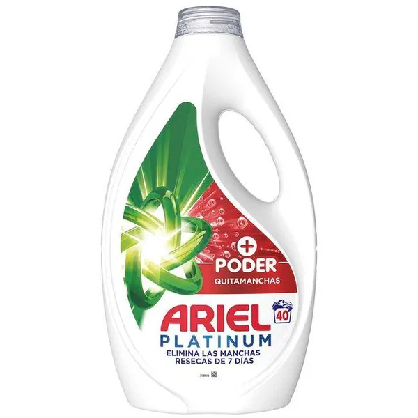 Detergente líquido ARIEL EXTRA PODER, garrafa 40 dosis