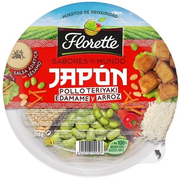 Ensalada Completa Japón FLORETTE, bowl 250 g