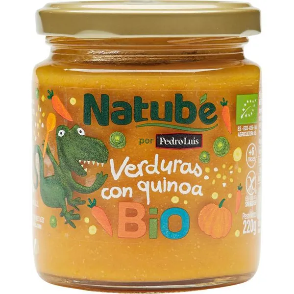 Tarrito de verduras y quinoa NATUBE, tarro 250 g
