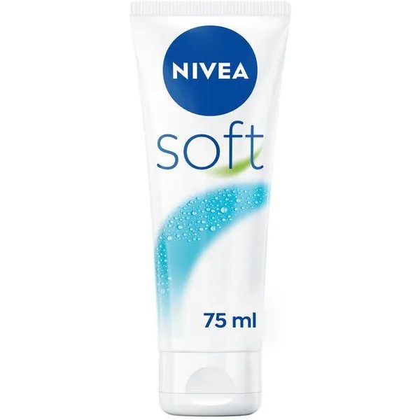 Crema hidratante refrescante NIVEA SOFT, tubo 75 ml