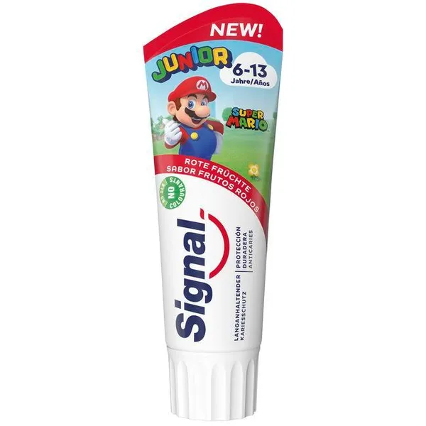 Pasta de dientes junior Mario SIGNAL, tubo 75 ml