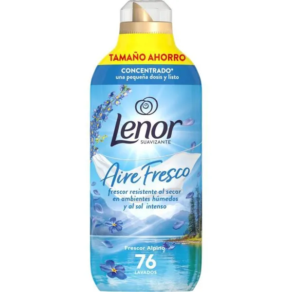 Suavizante frescor alpino LENOR, botella 76 dosis